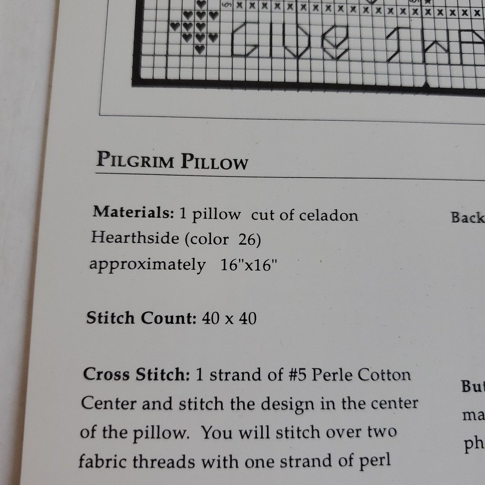 VTG La Broderie Cross Stitch Pattern Garden of Your Heart Lot 6 OOP HTF - Picture 15 of 16